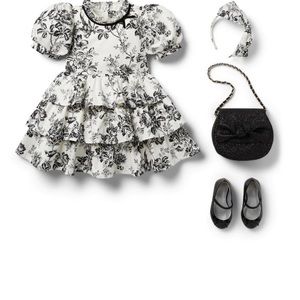 Nwt janie and jack glitter bow purse